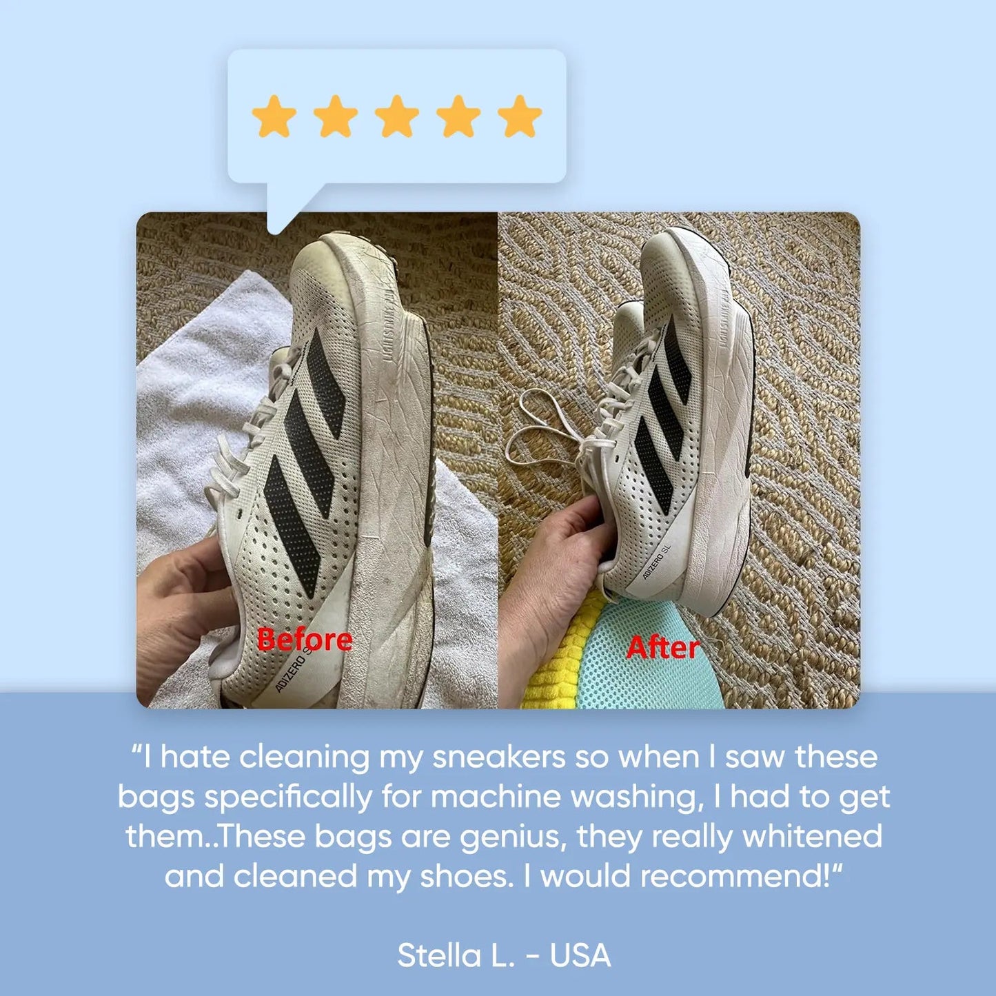 ShoeSpaRevive - Laundry Shoe Bag